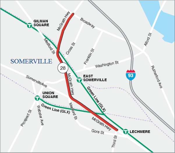 Somerville: McGrath Boulevard Construction 